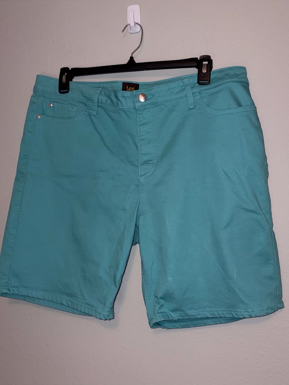 Lee Teal Jeans Shorts Size 20M